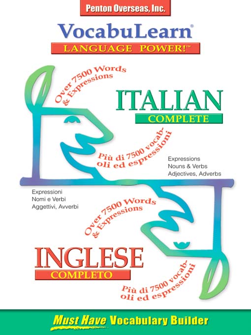 Title details for VocabuLearn® Italian Complete by Penton Overseas, Inc. - Available